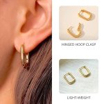 Earrings for Women – Dainty, Chunky, Huggie & Bow Styles | Anti-Tarnish Hypoallergenic Hoop & Stud Earrings | Aesthetic Fashion Jewelry for Girls & Women - Image 3