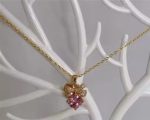 Bow Me Necklace- pink - Image 2
