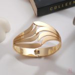 Luna Curve Cuff Bracelet - Image 3