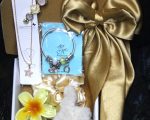Golden Glow Hamper – Premium Hair & Charm Jewellery Gift Box - Image 3