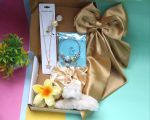 Golden Glow Hamper – Premium Hair & Charm Jewellery Gift Box - Image 4