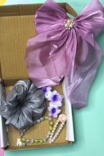 Blush Sparkle Hamper – Lilac & Silver Hair Accessories Gift Box - Image 2