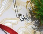 Women's Silver-Plated Chain With Panda Pendant