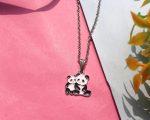Women's Silver-Plated Chain With Panda Pendant - Image 3