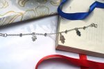 Hamsa Hand Silver Anklet – Charm of Protection / Bracelet - Image 2