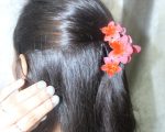 Tropical Bloom Hair Claw Clips – Set of 2 - Image 3
