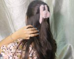 Faux Fur Hair Claw Clips – Soft Blossom Collection - Image 2