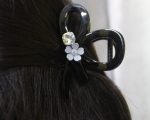 Set of 3 Floral Acrylic Claw Clips – Pretty, Practical & Perfectly Styled - Image 2