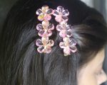 Sparkle Hearts Hair & Earring Combo – Set of 2 - Image 2