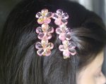 Blush Crystal Bloom Hair Clip Combo – Set of 2 - Image 3