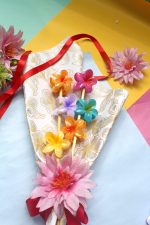 Rainbow Bloom Hair Accessory Bouquet - Image 4