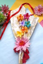 Rainbow Bloom Hair Accessory Bouquet - Image 3