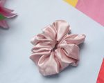 Blush & Bloom Satin Scrunchie Combo – Set of 2 - Image 4