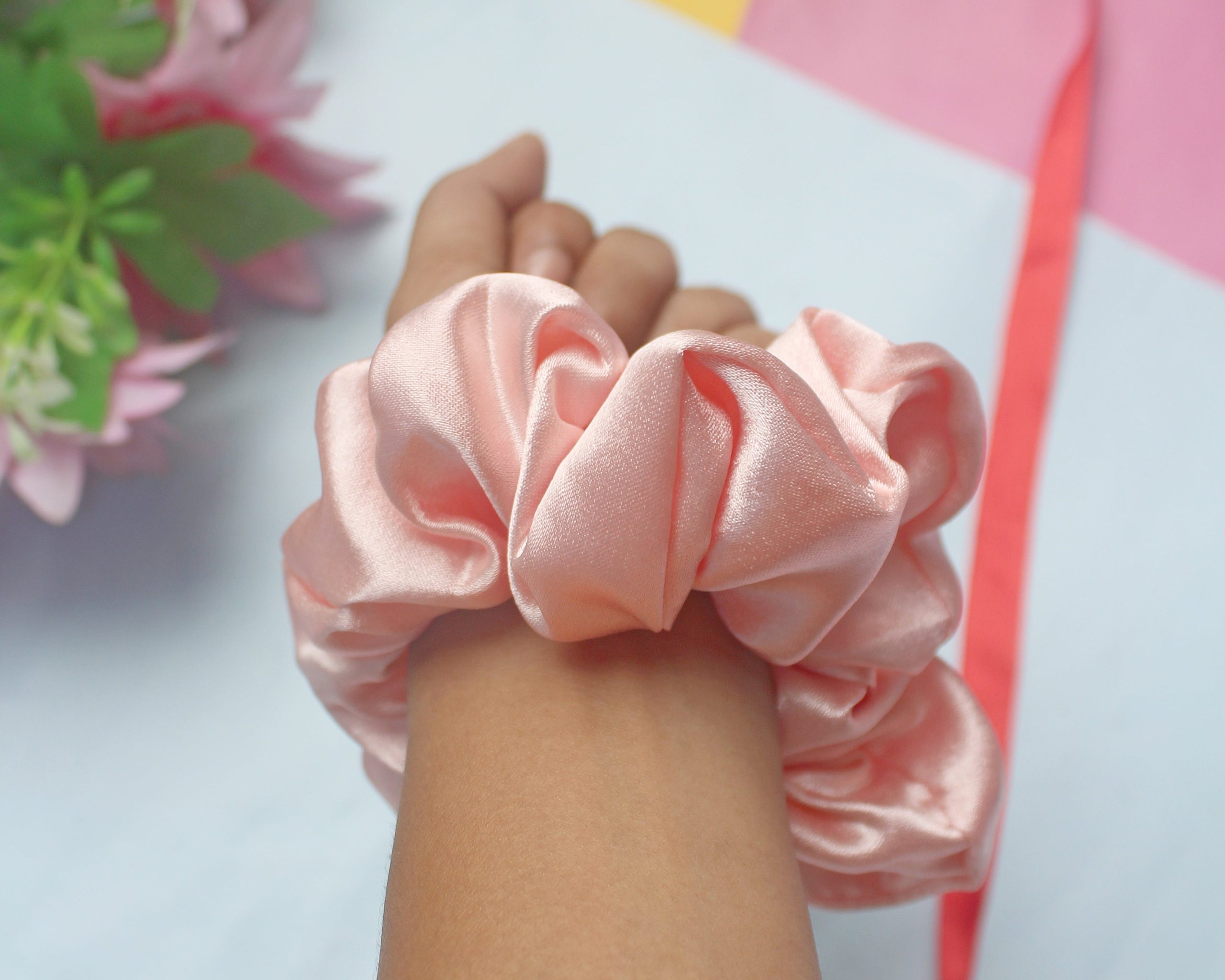 Glow & Grace Satin Scrunchie Combo Glow & Grace Satin Scrunchie Combo