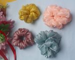 Stylish Elegant Satin Scrunchies – Pack of 4