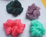 Satin Scrunchies – Pack of 4 (Soft Glam Collection) - Image 3