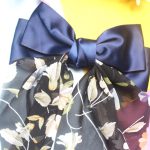 Midnight Garden Floral Bow Hair Clip – Elegant & Effortless - Image 2