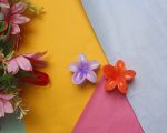Sunset Bloom Hair Claw Clips (Pack of 3)