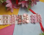 Blush Garden Hair & Earring Gift Set – Pack of 6 Pairs