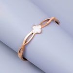 Lucky Clover Flower Bracelet Rose