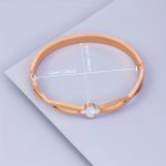 Lucky Clover Flower Bracelet Rose - Image 2