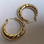 Classic Chunky Gold Hoop Earrings for Girls & Women - Image 2