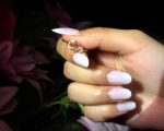 Golden Grace Adjustable Combo Ring Set – Flower & Solitaire (Set of 2) - Image 3