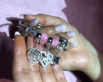 Blush Bloom Charm Bracelet