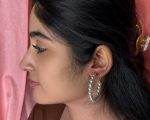 Pearl Hoop Earrings Combo Set - Image 2