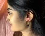 Classic Chunky Gold Hoop Earrings for Girls & Women