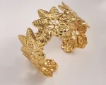 TFC Adjustable Flower Cuff Bracelet