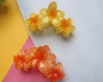 Radiant Sun-Kissed Blossom Hair Claw Clips