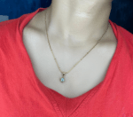 Elegant Anti-Tarnish Star Pendant Necklace in Gold - Image 2
