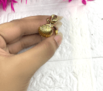 Gold Shell-Inspired Adjustable Anti-Tarnish Ring - Image 2