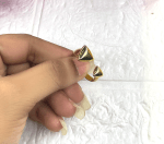 Gold-Tone Anti-Tarnish Adjustable Ring - Image 2